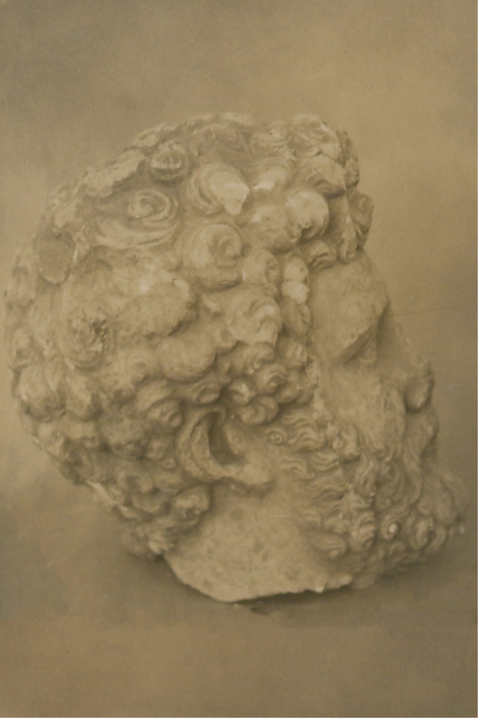 Heads of Sculptures from an excavation